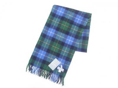 画像1: Joshua Ellis (ジョシュアエリス) Modern Tartans カシミヤマフラー グリーン系その他