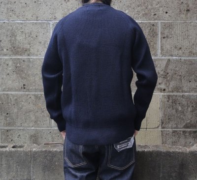 画像3: VINCENT ET MIREILLE (ヴァンソンエミレイユ) CREW NECK SWEATER 8GG AZE ネイビー