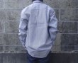 画像3: KEY (キー) Long Sleeve Button Front Logger Shirt ヒッコリーストライプ (3)