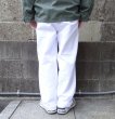 画像3: RICCARDO METHA (リカルドメッサ) 1TUCK WIDE PANTS DRAGON TWILL ホワイト (3)