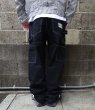 画像6: TRADESMANS (トレイズマン) PAINTER PANTS GARMENT DYE&WASH ブラック (6)