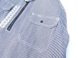 画像6: KEY (キー) Long Sleeve Zip Front Logger Shirt ヒッコリーストライプ (6)
