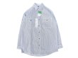 画像4: KEY (キー) Long Sleeve Button Front Logger Shirt ヒッコリーストライプ (4)