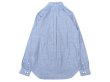 画像2: SERO (セロ) B.D. REGULAR SHIRTS CHAMBRAY インディゴ (2)