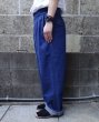 画像8: RICCARDO METHA (リカルドメッサ) 2TUCK BELTLESS TROUSERS デニム ウォッシュ (8)