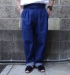 画像7: RICCARDO METHA (リカルドメッサ) 2TUCK BELTLESS TROUSERS デニム ウォッシュ (7)