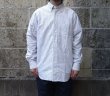 画像4: SERO (セロ ) B.D. REGULAR SHIRT OXFORD STRIPE ネイビーストライプ (4)