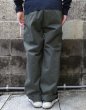 画像3: RICCARDO METHA (リカルドメッサ) 1TUCK WIDE TROUSERS オリーブ (3)