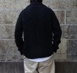 画像7: INVERALLAN (インバーアラン) 3A Lumber Cardigan Denim Cotton ブラックデニム (7)