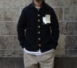 画像4: INVERALLAN (インバーアラン) 3A Lumber Cardigan Denim Cotton ブラックデニム (4)