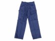 画像1: ROYAL NAVY イギリス軍 PCS COMBAT TROUSERS ネイビー (1)