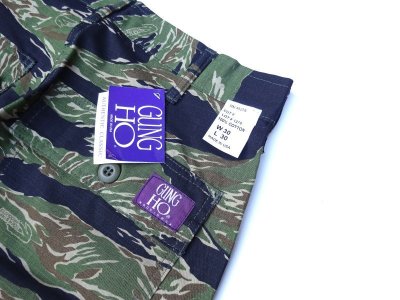 GUNG HO (ガンホー) TAPER FIT 4Pocket Fatigues GreenTigerStripe