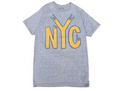 画像1: PALMER CASH (パルマーキャッシュ) NYC HANDS T-Shirts グレー 