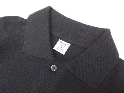 画像3: gicipi (ジチピ) SCAMPO RELAX KNITSEW POLO SHIRT ブラック