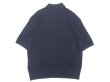 画像2: gicipi (ジチピ) SCAMPO RELAX KNITSEW POLO SHIRT ブラック (2)