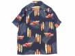 画像2: TWO PALMS (トゥーパームス) S/S Hawaiian Shirt / Rayon WOODY ブラック (2)