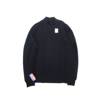 画像1: CAMBER (キャンバー) MOCK L/S FINEST 6oz ブラック