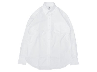 画像1: GAMBERT SHIRT (ギャンバートシャツ) B/D SHIRT OX SOLID ホワイト