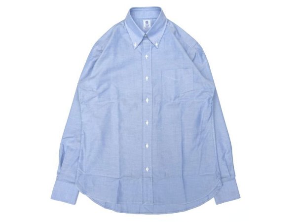 画像1: GAMBERT SHIRT (ギャンバートシャツ) B/D SHIRT OX SOLID サックス (1)