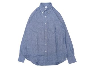 GAMBERT SHIRT (ギャンバートシャツ) B/D SHIRT OX SOLID サックス