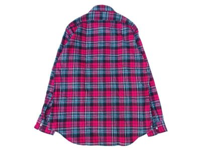 画像2: Deadstock 90's CLEVE (クリーブ) ライトフランネルシャツ D PLAID