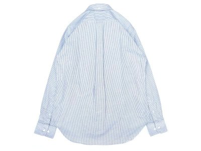 画像2: SERO (セロ ) B.D. REGULAR SHIRT OXFORD STRIPE ネイビーストライプ