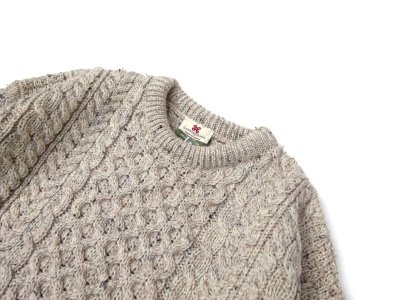 画像3: CARRAIG DONN (キャレイグドン) CABLE KNIT ブラウン