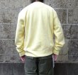 画像6: MADE BLANKS (メイドブランクス) VARSITY CREW NECK REACTIVE DYE イエロー (6)