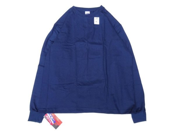 画像1: CAMBER (キャンバー) 8oz MAX-WEIGHT JERSEY LONG SLEEVE T-Shirt ネイビー (1)