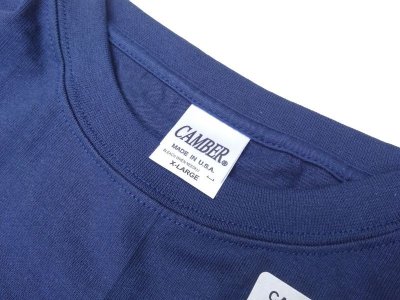 画像3: CAMBER (キャンバー) 8oz MAX-WEIGHT JERSEY LONG SLEEVE T-Shirt ネイビー