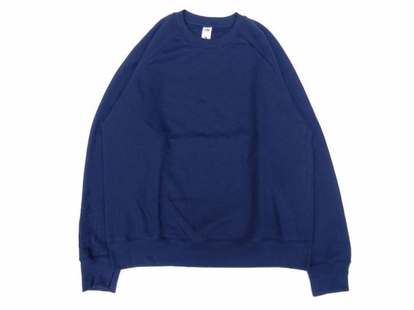 画像1: Deadstock 00’s EURO FRUIT OF THE LOOM Classic SWEAT ネイビー (1)