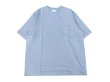 画像4: MIDA (ミダ) CREW NECK POCKET TEE S/S ヘザーグレー (4)