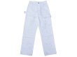 画像1: TRADESMANS (トレイズマン) PAINTER PANTS with PAINT ホワイト (1)