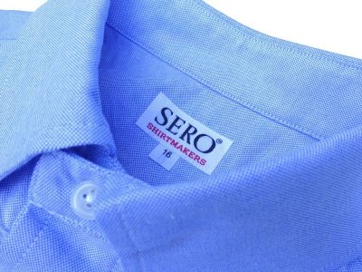 画像3: SERO (セロ ) B.D. SHORT SLEEVE PO SHIRT OXFORD ブルー