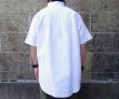 画像6: SERO (セロ ) B.D. SHORT SLEEVE PO SHIRT OXFORD ホワイト (6)