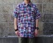 画像4: SERO (セロ ) S/S OPEN COLLOR SHIRT PATCHWORK クレイジー (4)