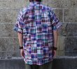 画像6: SERO (セロ ) S/S OPEN COLLOR SHIRT PATCHWORK クレイジー (6)