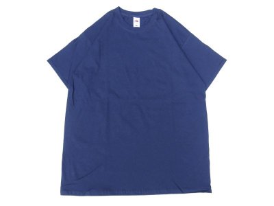 画像1: Deadstock EURO FRUIT OF THE LOOM TEE ネイビー