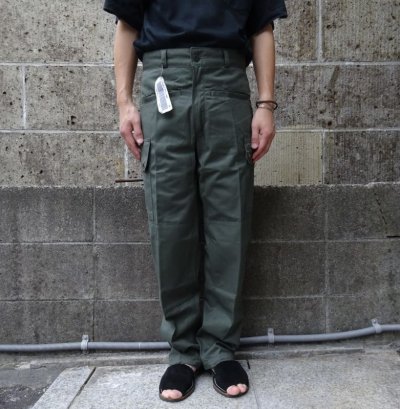 画像1: Deadstock 70’s FRENCH ARMY AF PT フランス軍 メカニックパンツ オリーブ