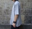 画像2: MIDA (ミダ) CREW NECK POCKET TEE S/S ヘザーグレー (2)