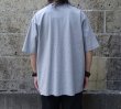 画像3: MIDA (ミダ) CREW NECK POCKET TEE S/S ヘザーグレー (3)