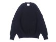 画像4: Jamieson’s (ジャミーソンズ) Plain Saddle Shoulder crew neck ブラック (4)