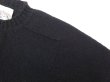 画像7: Jamieson’s (ジャミーソンズ) Plain Saddle Shoulder crew neck ブラック (7)