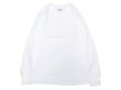 画像1: LIFEWEAR (ライフウェア) LONG SLEEVE CREWNECK TEE ホワイト (1)