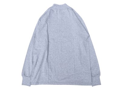 画像2: LIFEWEAR (ライフウェア) LONG SLEEVE MOCK NECK TEE アスレチックグレー