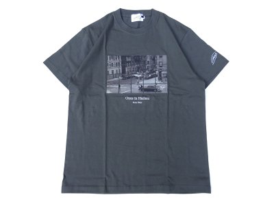 画像1: Filphies (フィルフィーズ) SHORT SLEEVE PRINT T-SHIRT Harlem view on 112 street ヘイジーブラック