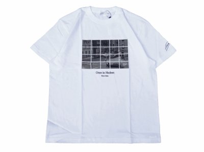 画像1: Filphies (フィルフィーズ) SHORT SLEEVE PRINT T-SHIRT Harlem view on 112 street ホワイト