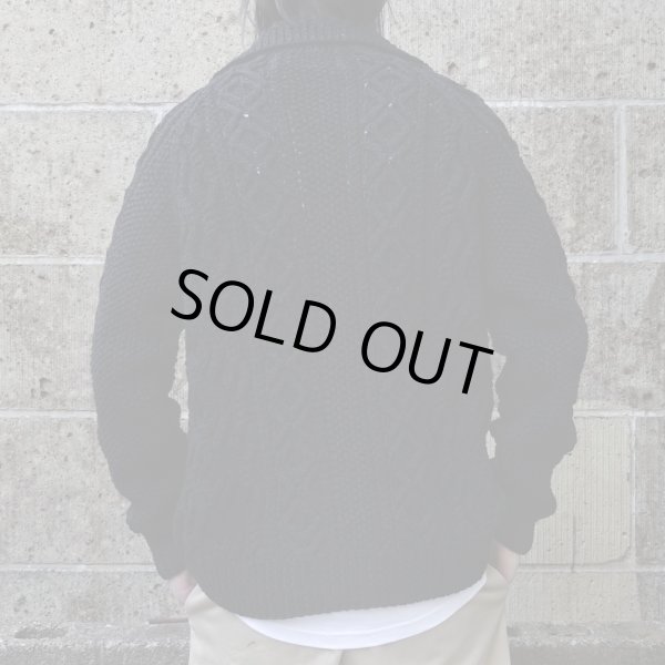 画像7: INVERALLAN (インバーアラン) 3A Lumber Cardigan Denim Cotton ブラックデニム (7)