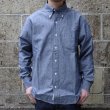 画像6: GAMBERT SHIRT (ギャンバートシャツ) B/D SHIRT CHAMBRAY ネイビー (6)