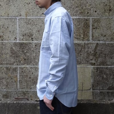 画像2: GAMBERT SHIRT (ギャンバートシャツ) B/D SHIRT OX SOLID サックス
